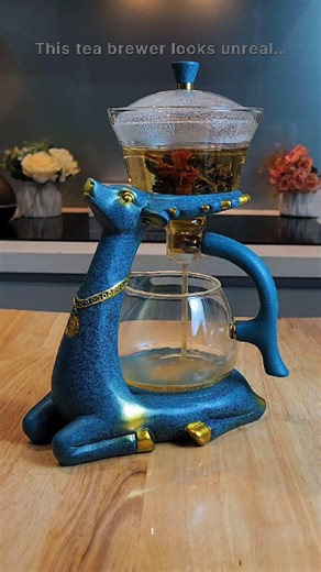 A beautiful brew starts with a beautiful piece. | Comment “teapot” and we’ll send it over ❤️ #Steevara #TeaRitual #oddlysatisfying #teapot #Satisfying