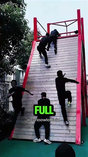 Five Men Create Impossible Human Ladder! 🧗💪