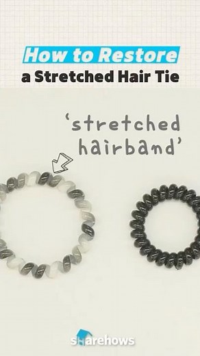 Fix Your Stretched Hair Tie in 18 Seconds