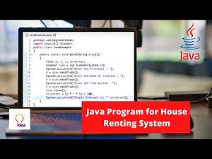 Java Program for House Renting System | Java Project