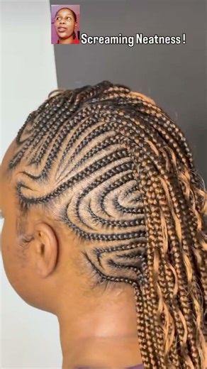 Mohawk braid hairstyle transformation #braids #explore #hairstyles #hairtransformation