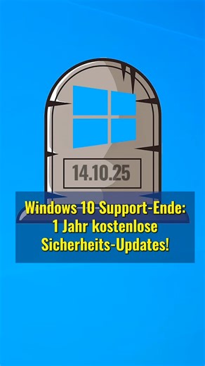 So bekommst du 1 Jahr kostenlose Sicherheitsupdates für Windows 10! #microsoft #windows10 #windows10support | PC Games Hardware