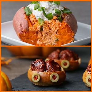 90K views · 363 reactions | 5 Orange recipes to elevate your Halloween Party!  Shop the recipe! https://tasty.co/recipe/candy-corn-cocktail | Tasty | Facebook