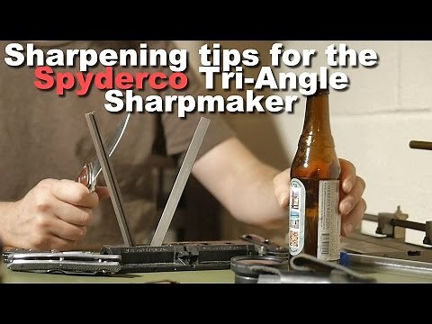 Spyderco Tri Angle Sharpmaker Tips and How to Use It.