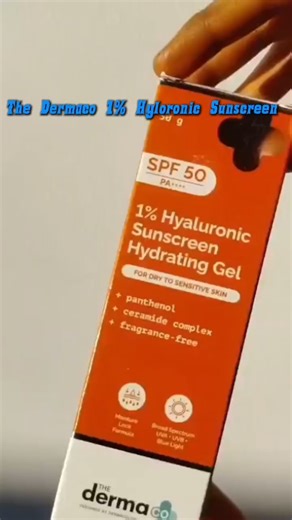 ✨ The Derma Co 1% Hyaluronic Sunscreen Review | Best Hydrating Sunscreen for Glowing Skin | UGC Demo