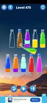 Water Sort – Color Puzzle Game – Level 475 | Color Puzzle Challenge