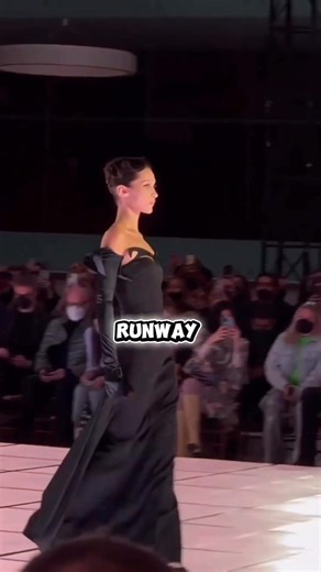 Gigi and Bella Hadid backstage vs runway #gigi #bella