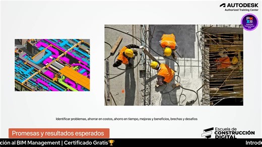 Introducción al �BIM Management� | Certificación Gratis� ��� Conocerás los fundamentos clave de BIM Manager, su aplicación en proyectos y el uso de estándares para la gestión en construcción. Los roles de: Supervisor BIM, Gestor BIM, Implementador BIM y Auditor BIM — Temas � BIM y estándares en la construcción � Uso de BIM en proyectos de construcción � Estándares clave para la gestión de proyectos — �� Certificación ECD / PMI – GRATUITA� � Ruta completa – info: https://www.escuelaconstrucciondi