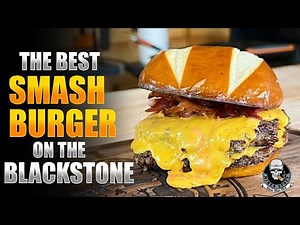 How to Make the BEST Smash Burger on the BLACKSTONE griddle. Step by Step instructions Cheeseburger