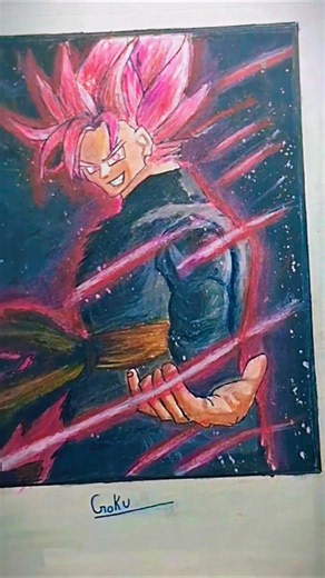 🔥draw black goku ultra🔥string power💪#shorts #trending #blackgoku #art #anime
