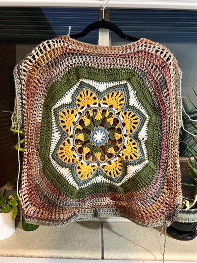 Persian Tile Crochet Sweater Shirt - Etsy