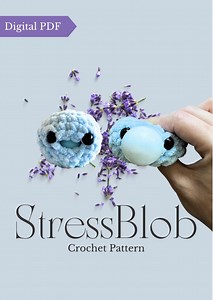 Crochet Stress Blob Pattern | PDF Stress Blob Amigurumi Tutorial DIY Fidget Toy Crochet Plush Ball Pattern Digital Download - Etsy.de