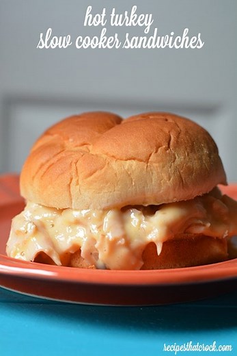 Hot Turkey Sandwiches - Crock Pot - Recipes That Crock!