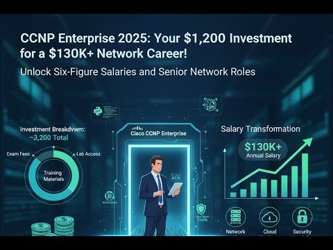 CCNP Enterprise 2025: Your $1,200 Investment for a $130K+ Network Career!