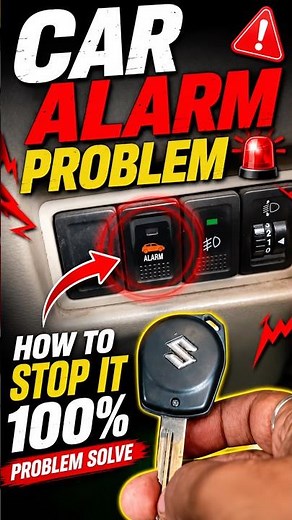 Suzuki car alarm problem fix how to stop it 100% working ✅ #caralarm #marutisuzuki #carmodification