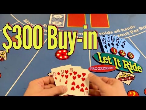 $300 Vs Let It Ride Live Play From Vegas!