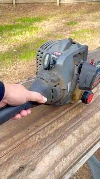 Why Not Put Fuel In The Tank And Start It? #shorts #trimmer #craftsman