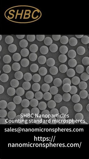 SHBC Nanoparticles Counting standard microspheres#magnetic #nanoparticles #microspheres