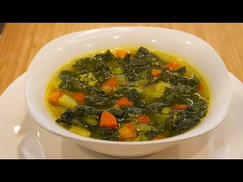 Vegan Detox Kale Soup - Quick Recipe