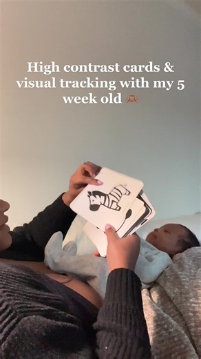 High Contrast Cards for Newborns: Visual Tracking Fun