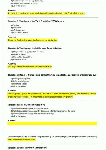 Microeconomics Knowledge Test! Practice ! Trivia video