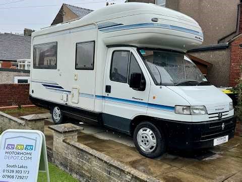 Motorhome Depot South Lakes Autosleeper Ravenna 1998 Peugeot 1.9l Turbo Diesel 4 berth 4 belt Manual