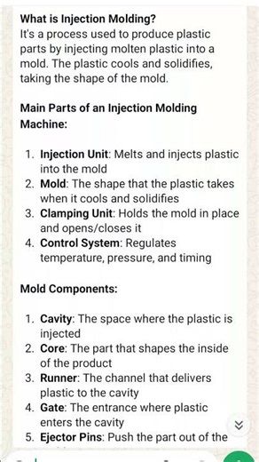 Injection molding # fault #solution
