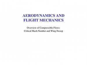 AERODYNAMICS AND FLIGHT MECHANICS - SlideServe