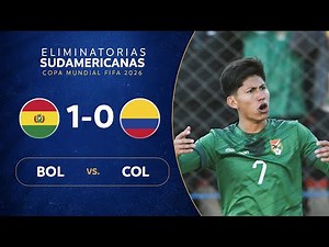 BOLIVIA vs. COLOMBIA [1-0] | RESUMEN | ELIMINATORIAS SUDAMERICANAS | FECHA 9