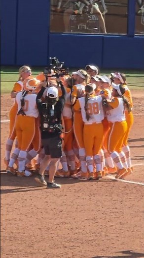 Tennessee softball's WCWS walk-off, from the bleachers 👏 #shorts