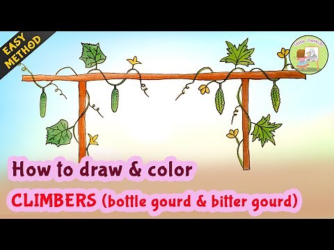 How to draw CLIMBERS | Easy Tutorial for KIDS