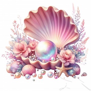 Mermaid Clipart Set: Under the Sea PNG Graphics (instant Download, 14 Piece Set - Etsy