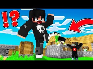 ماين كرافت ولكن صديقي عملاق وحاولت أفوز على اصدقائي !!؟