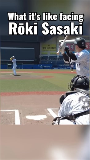 4.7K views · 18 reactions | What it's like to face Roki Sasaki! (via Pitching Ninja) #mlb #baseball #fyp #reels | MLB Throwbacks | Facebook