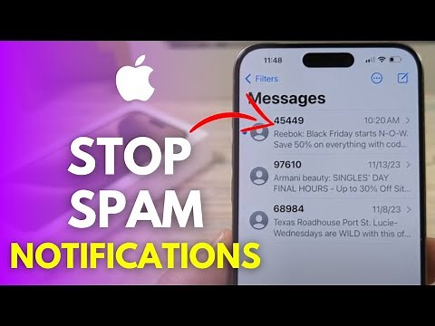 How To Turn Off Spam Notifications On iPhone