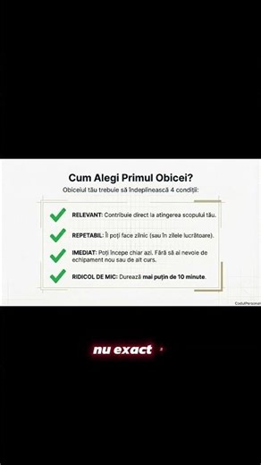 Rezumatul pașilor esențiali