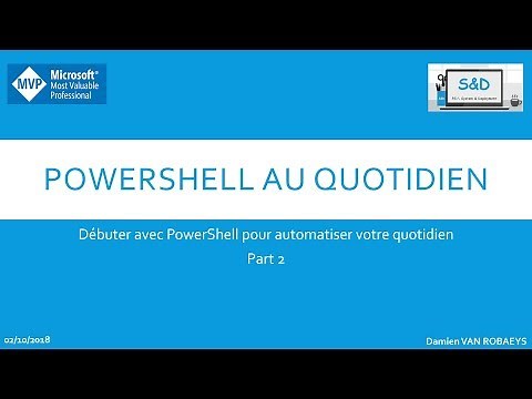 PowerShell au quotidien pour automatiser vos tâches
