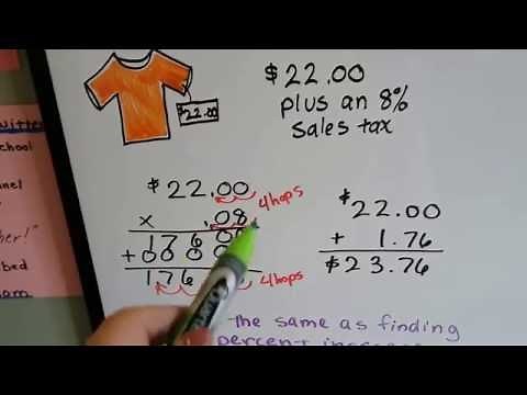 Grade 7 Math #5.3, Using percentages in the Real World