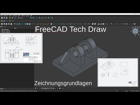 FreeCAD Tutorial Deutsch 3 - Tech Draw