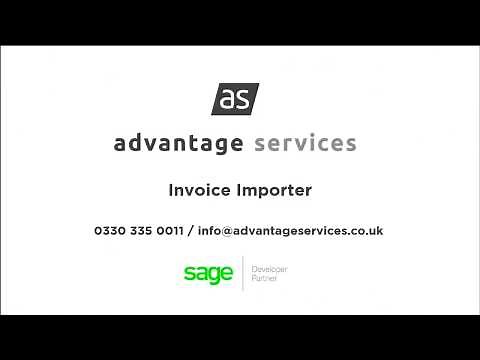 Invoice Importer for Sage 50 Accounts