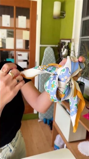 How to Tie a Silk Scarf as a Headband (Adjustable + Secure)