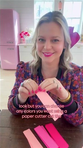 Day 6 of Nostalgic Valentine’s Day Crafts - Paper Chain Heart Garland