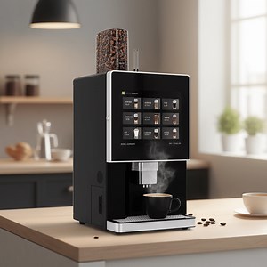 [Hot Item] Table Top Commercial 17 Inches Touch Screen Smart Fresh Grind Coffee Vending Machine for Sale