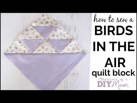 Birds in the Air Quilt Block Tutorial