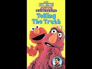 Opening To Sesame Street:Kids Guide To Life-Telling The Truth 1997 VHS