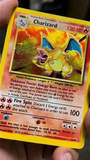 The legendary Base Set Charizard! 💰#CharizardCard #PokemonTCG
