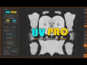 Mastering UV Unwrapping with UV-Pro ZBrush Plugin - Long Version