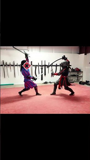 Fighting with Chinese Hook Swords! #sword #martial #shorts