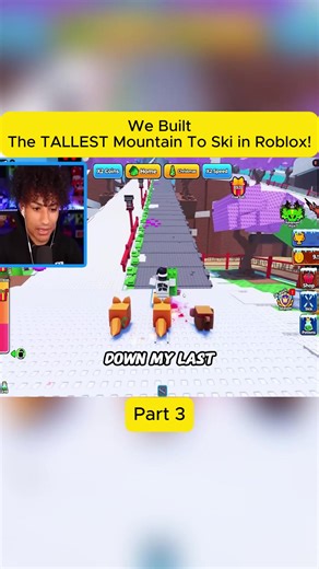 We Built The TALLEST Mountain To Ski in Roblox! Part 3 #foltyn #roblox #fyp #foryoupage #trending