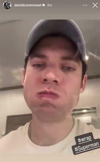 109K views · 519 reactions | David Corenswet celebrates wrapping up filming on 'SUPERMAN' and shares a video on Instagram! #DavidCoreswet on Instagram! | DC Updates | Facebook